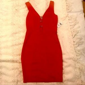Women’s - Red Bodycon Dress
